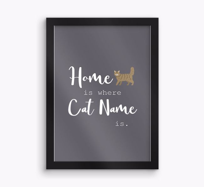 'Home Is Where' Print with {breedFullName} Icon